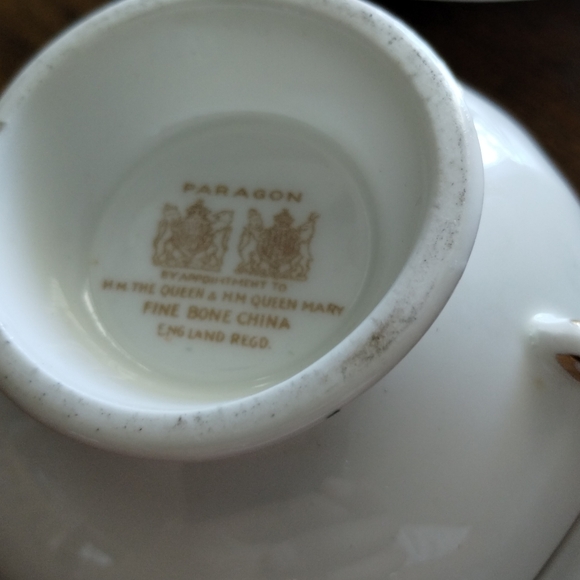 Vintage Paragon Double Warrant Pink Cabbage Rose Teacup And Saucer - Picture 8 of 15